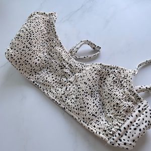 Xhilaration polka dot bralette size L (worn once)